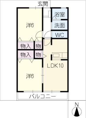 リバージュの間取り