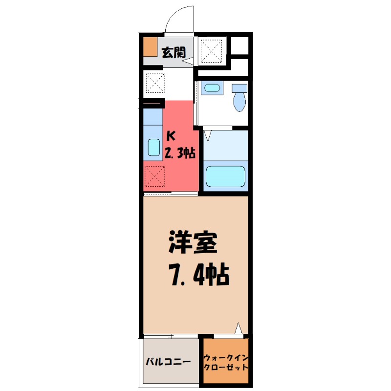 フォレスト リバー IIの間取り