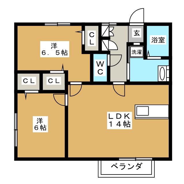 カーサアルファの間取り