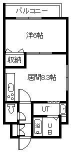 ８条ビルの間取り