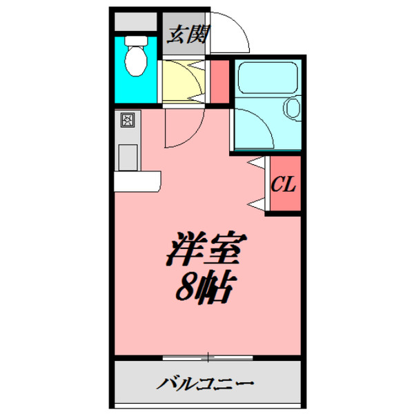 レナジア大和田の間取り