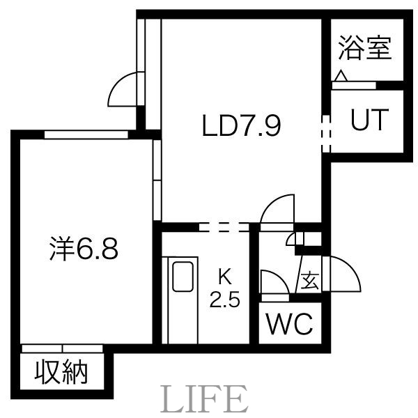 ウィンディー東札幌の間取り