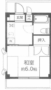 レナジア京成大久保の間取り
