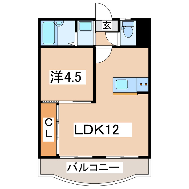 スカイコート_間取り_0