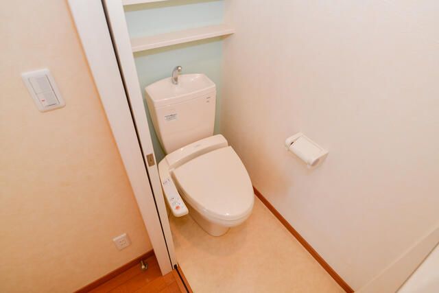 トイレ　ゆったりとした空間のトイレです