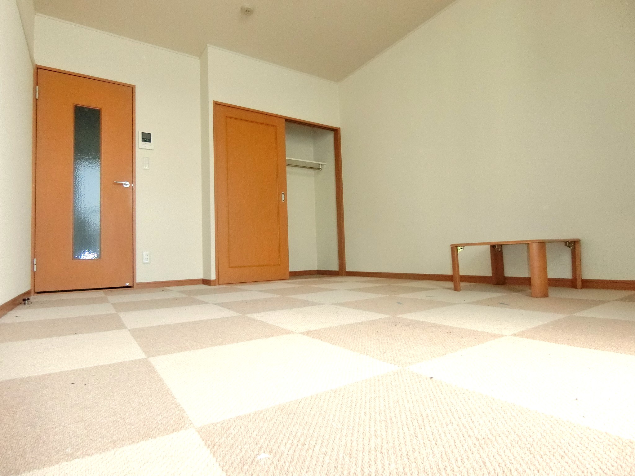 収納　クローゼット・ローテーブル・照明を完備です☆