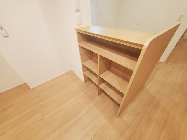 収納　ちょっとした収納スペースも充実しています