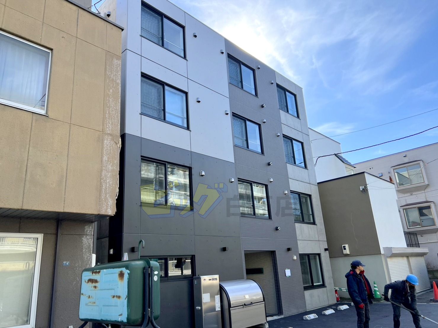 建物外観　Ｗｉ－Ｆｉ付きネット無料採用のマンションです♪