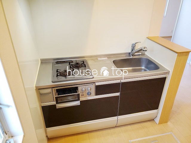 キッチン　2口コンロ付システムキッチン