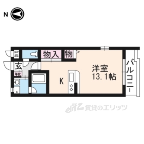 アミティエ大江1の間取り写真