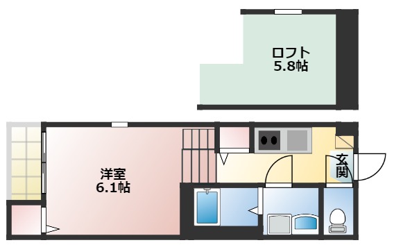 ルミナス東海通の間取り