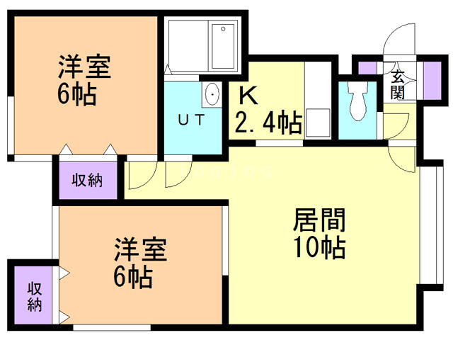 アプローズ２番館の間取り