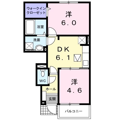 メゾン・カルムＢ_間取り_0