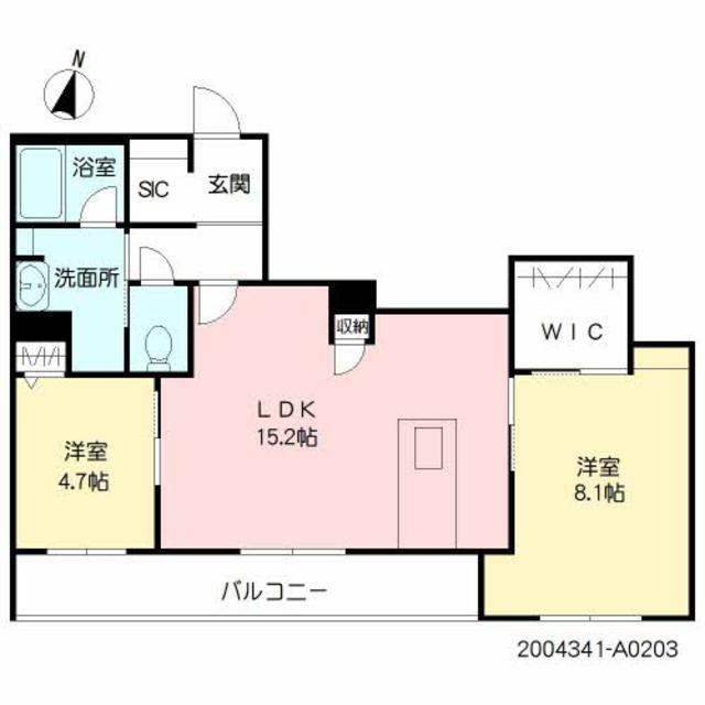 シャーメゾン堀川の間取り