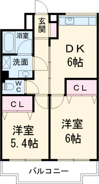 杉並区今川のマンションの間取り