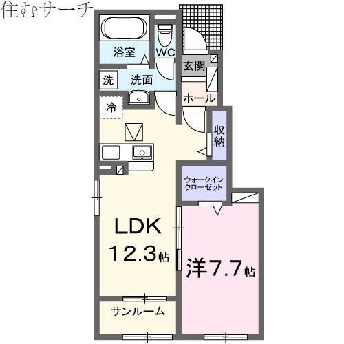 アスパイアリングＣの間取り