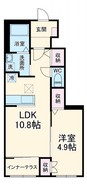 アジュールの間取り