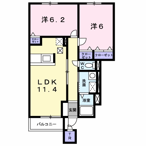 ノイ　グランツIの間取り