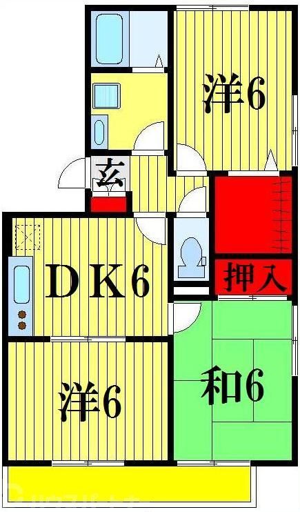 サンライトスクウェア　壱番館の間取り