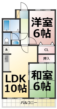 名古屋市千種区大島町のマンションの間取り