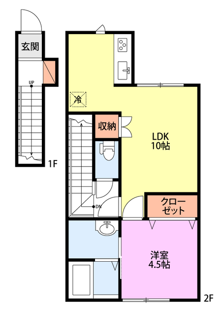 イーリッチテラス関屋本村（仮）の間取り