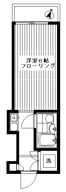 世田谷区三軒茶屋のマンションの間取り