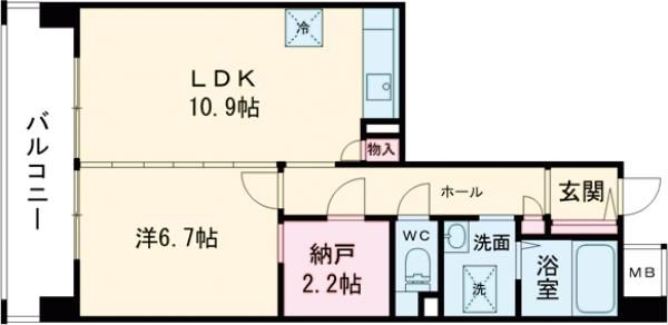 アーバンライフ目白駅前の間取り