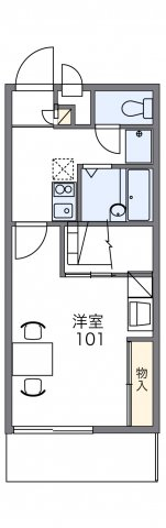 【レオパレスSUNRISE南新木の間取り】