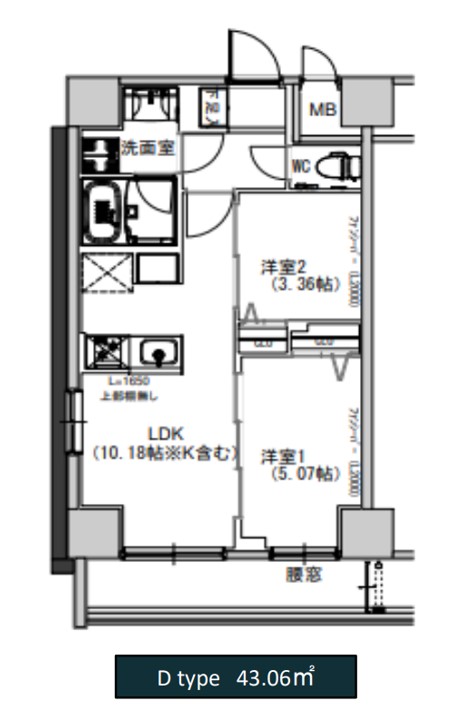 S-RESIDENCE千住大橋の間取り