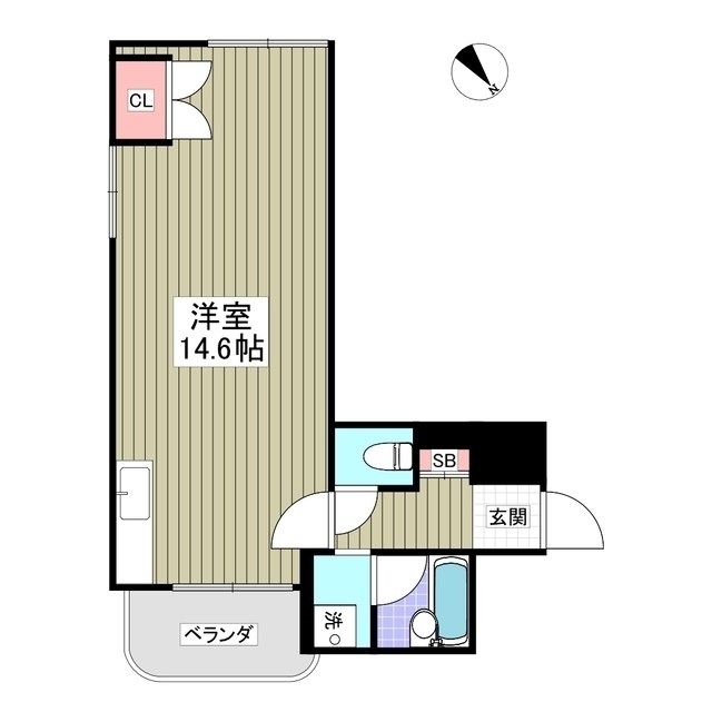 江東区東砂のマンションの間取り