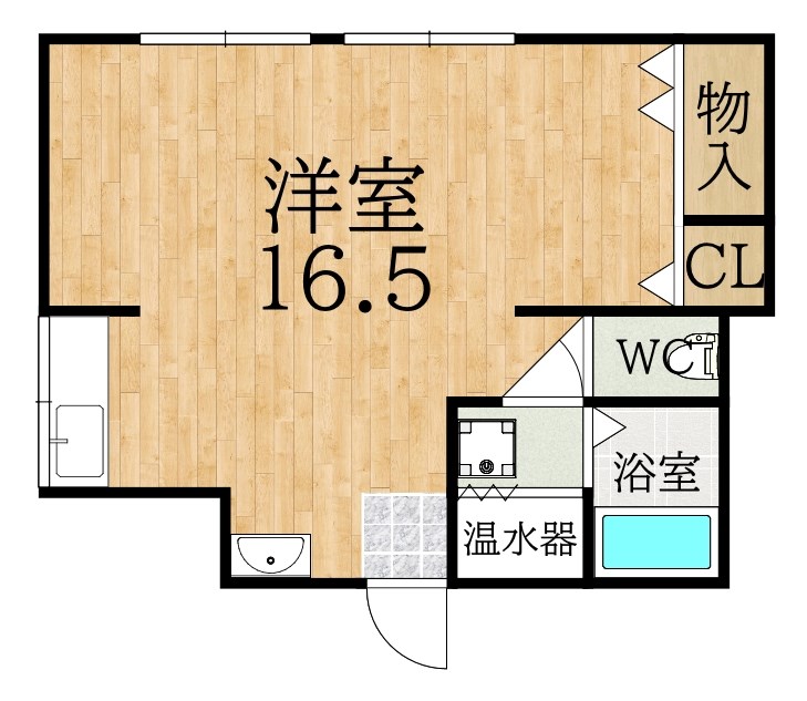 マンションヒライの間取り