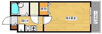 広島市安佐南区伴東のマンションの間取り