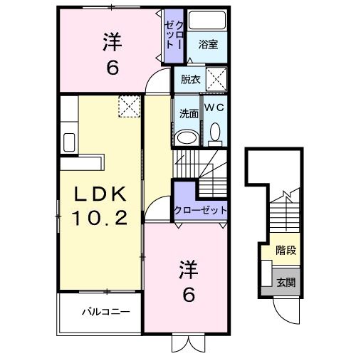 マーガレットの間取り