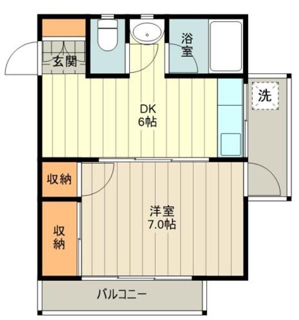 ベルハイツ昭島の間取り