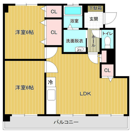 菊池マンションＢの間取り