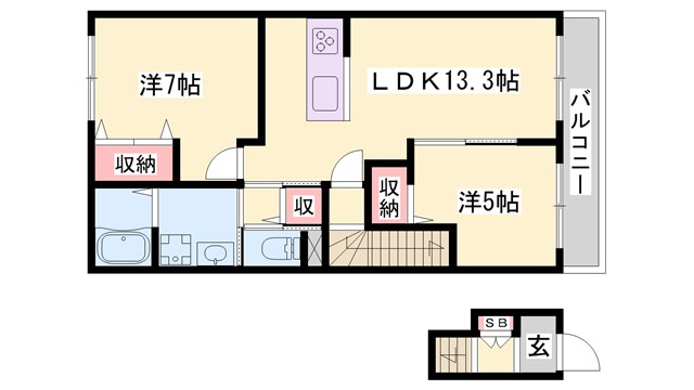 AI・Landの間取り