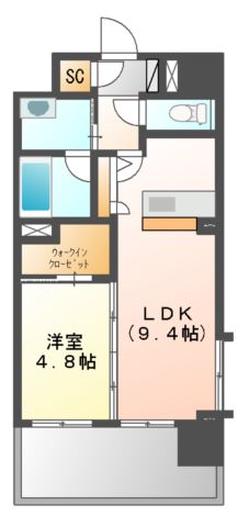 プレミアステーション西口の間取り