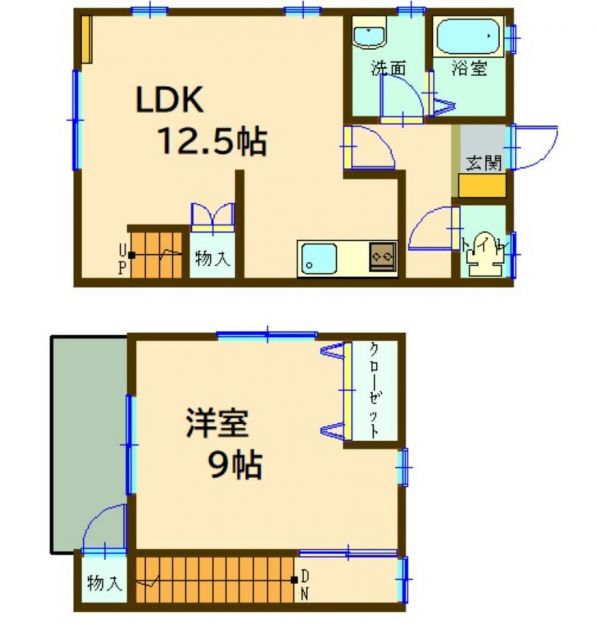 アンディハウス桐生Ｄの間取り