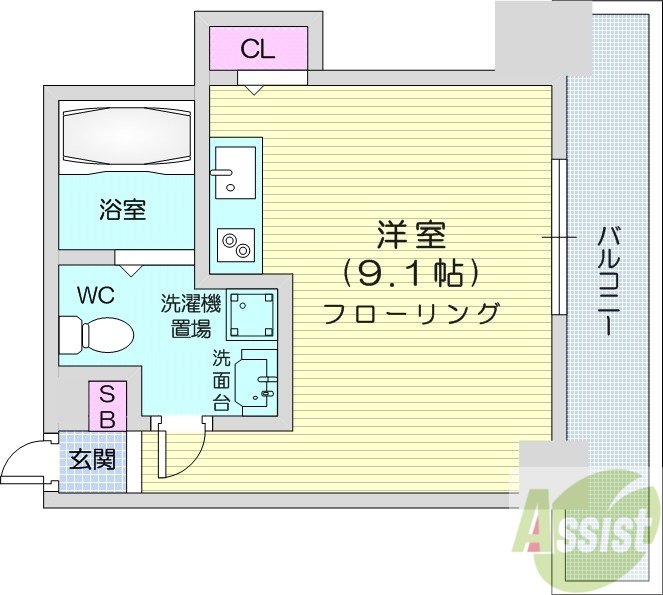 ジュエルタワーの間取り