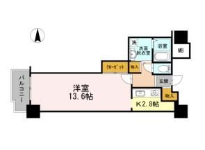 品川シーサイドビュータワー　Iの間取り