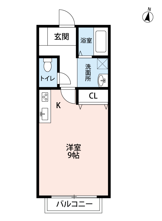 リバーサイドαIIIの間取り