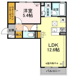 ソッリーゾAの間取り