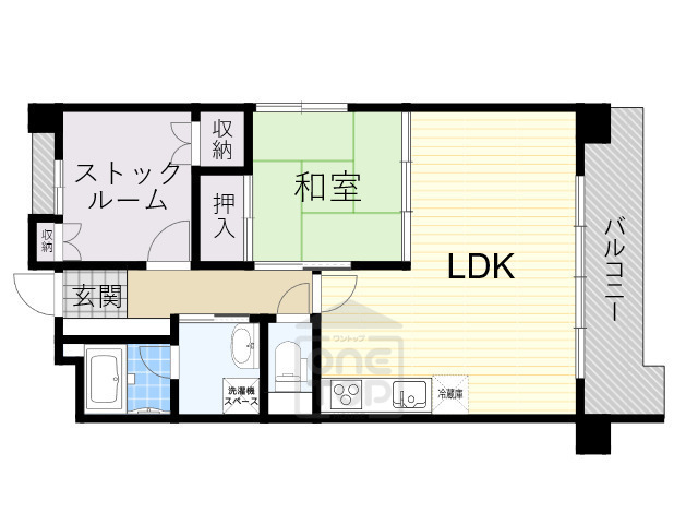 【コーポグリーン弐番館の間取り】