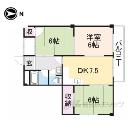 シティロイヤル高田市駅の間取り