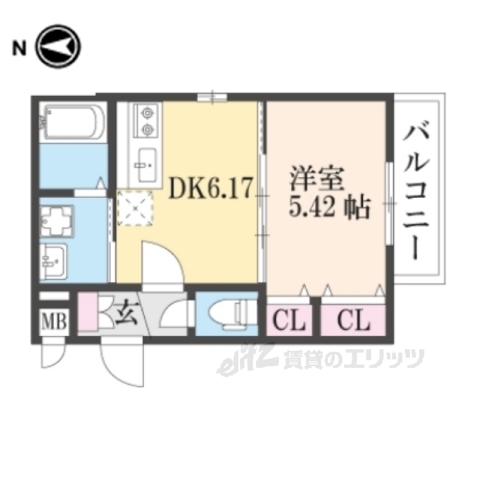 ＳＴＥＰ六地蔵の間取り