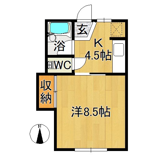 ドミール川先の間取り