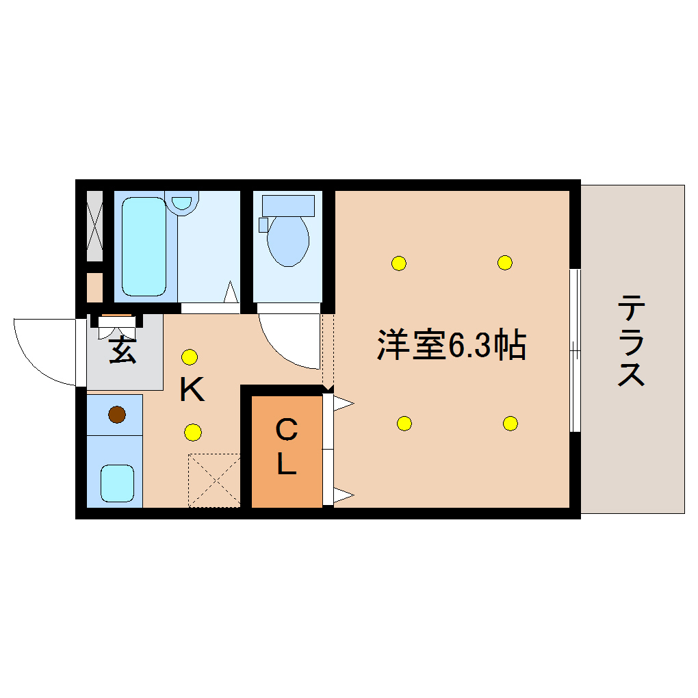 メゾンメルベーユの間取り