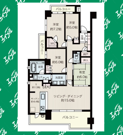 バンベール星ヶ丘の間取り