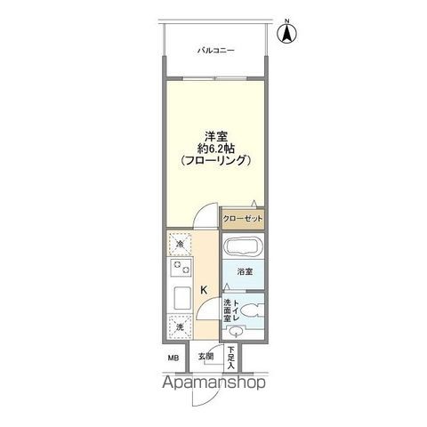 東京メトロ丸ノ内線 新高円寺駅 徒歩1分 11階建 築26年の間取り写真