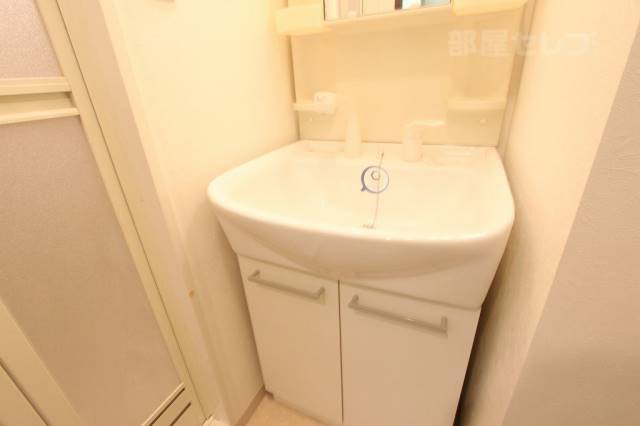 洗面設備　シャンプードレッサー付きです。